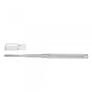 Gardner Bone Chisel Triangular Shape Stainless Steel, 17 cm - 6 3/4" Blade Width 4 mm